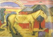 Franz Marc Long Yellow Horse (mk34) china oil painting artist